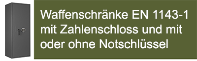 Waffenschrank 0, Grad 1 nach EN 1143-1 mit Zahlenschloss als Waffentresor kaufen