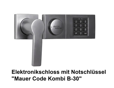 Elektroikschloss Mauer Code Kombi B-30