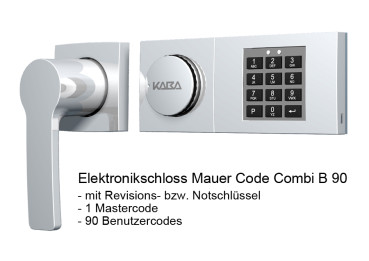 Waffenschrank Elektronikschloss Mauer Code Kombi