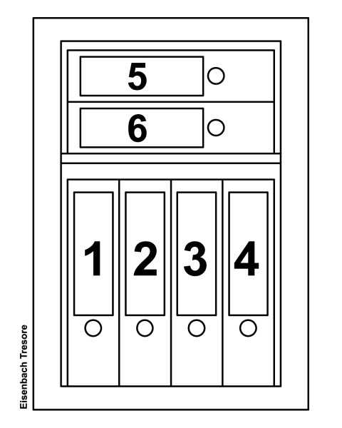 Möbeltresor M 610 mit Zahlenschloss